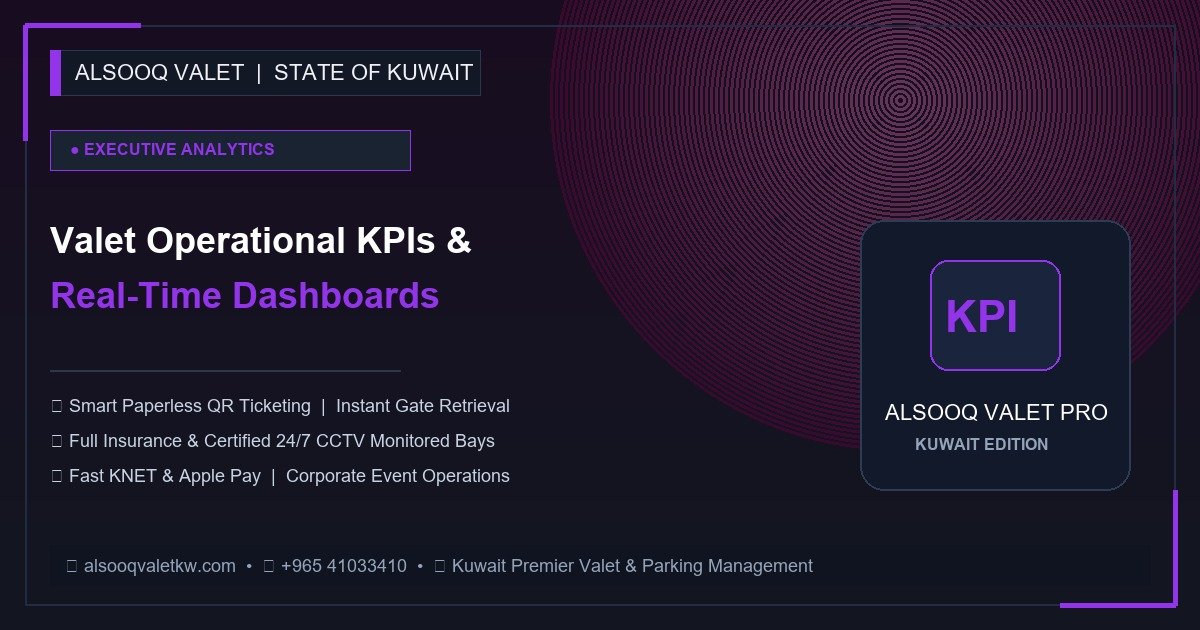 تحليل مؤشرات الأداء التشغيلي (KPIs) لخدمات الفاليه والمواقف الذكية